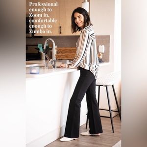 Betabrand NWT Dress Pant Yoga Pants Boot Cut
